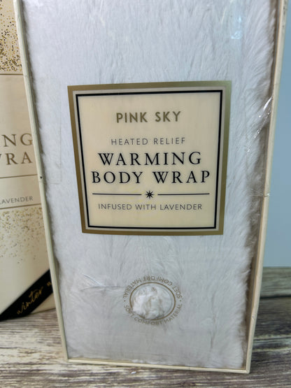 Pink Sky Luxe Faux Fur Warming + Cooling Body Wrap