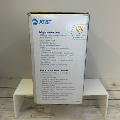AT&T 3 Handset Answering System Caller ID Cordless Phone CL82307