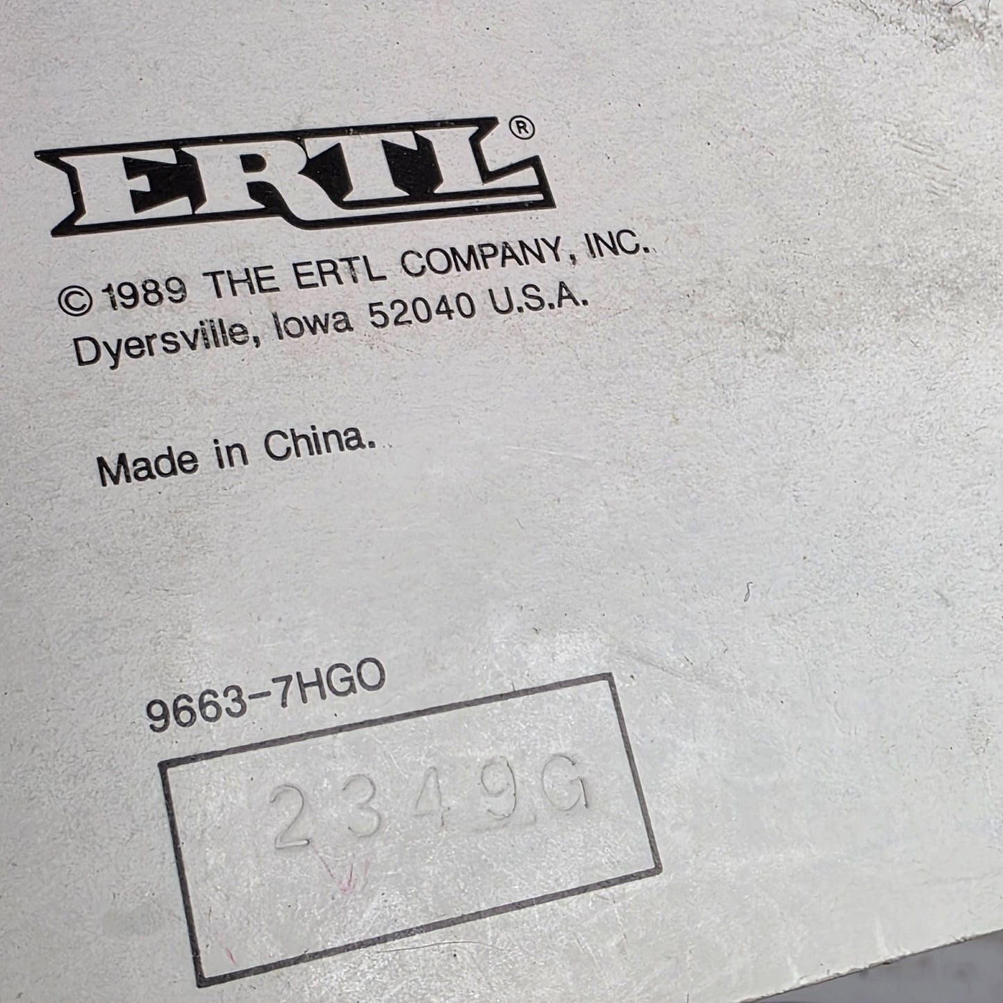 Ertl Crown Racing No. 55 Die-Cast Toy Car 1/64 Scale Collectible In Original Packaging