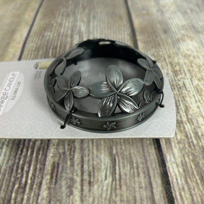Yankee Candle Illuma-Lid Candle Topper Floral Design Tahitian Mist