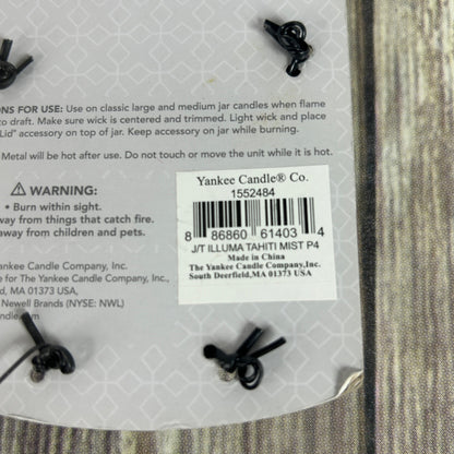 Yankee Candle Illuma-Lid Candle Topper Floral Design Tahitian Mist