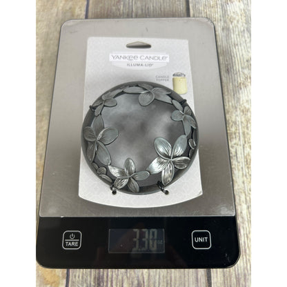 Yankee Candle Illuma-Lid Candle Topper Floral Design Tahitian Mist