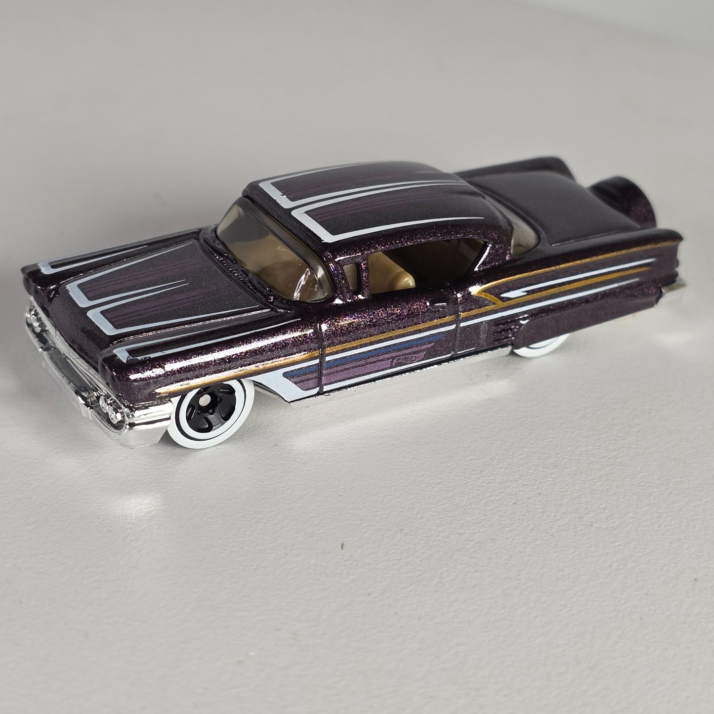 Hot Wheels 58 Chevy Impala Lowrider 2 Door Unspun Model