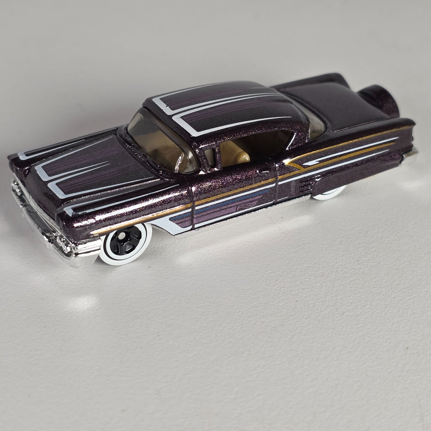 Hot Wheels 58 Chevy Impala Lowrider 2 Door Unspun Model