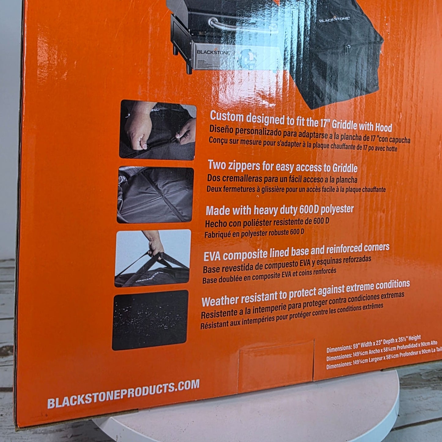 Blackstone 17" Griddle Carry Bag With Heavy-Duty Polyester & EVA Base