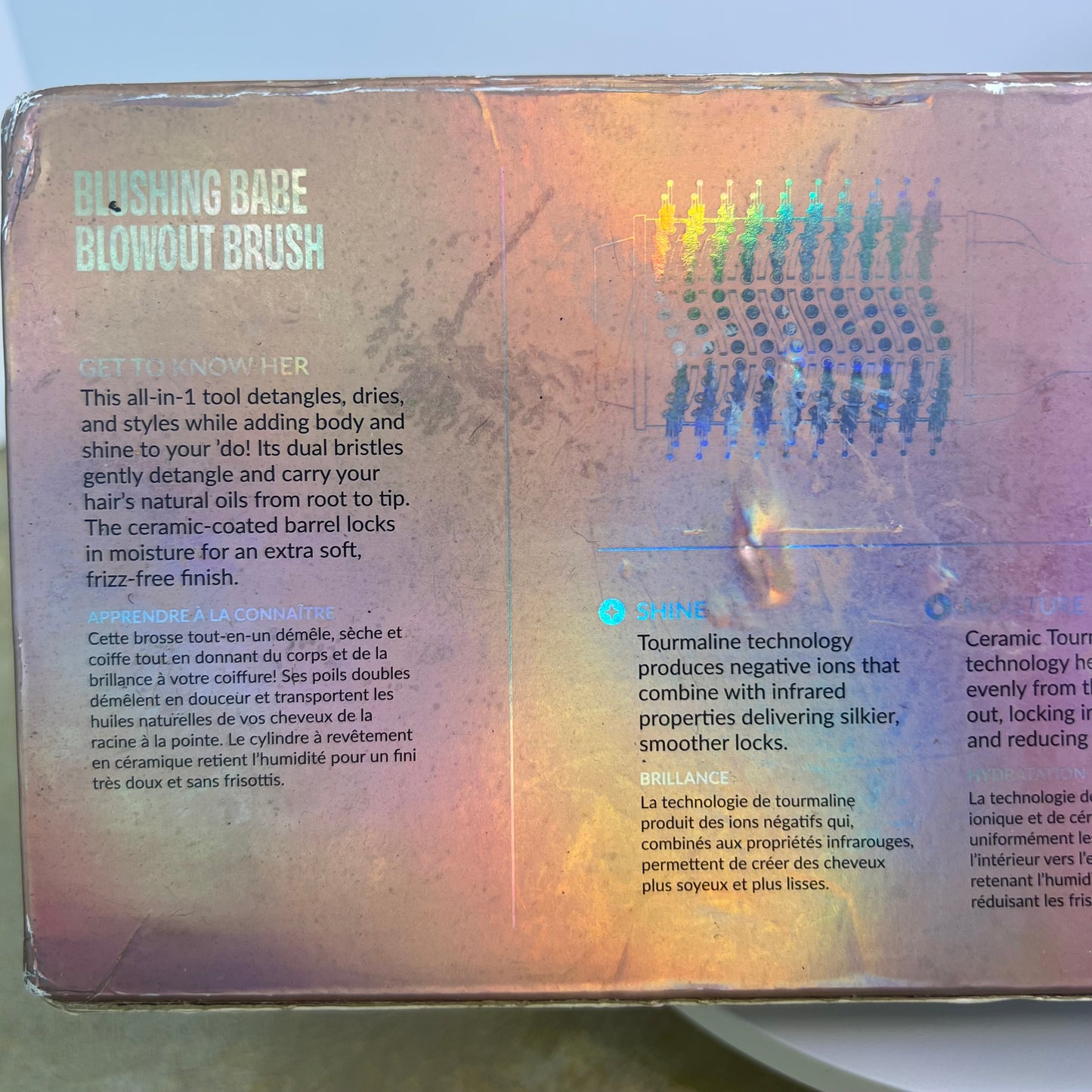 New FoxyBae Blushing Babe Hair  Blowout Brush