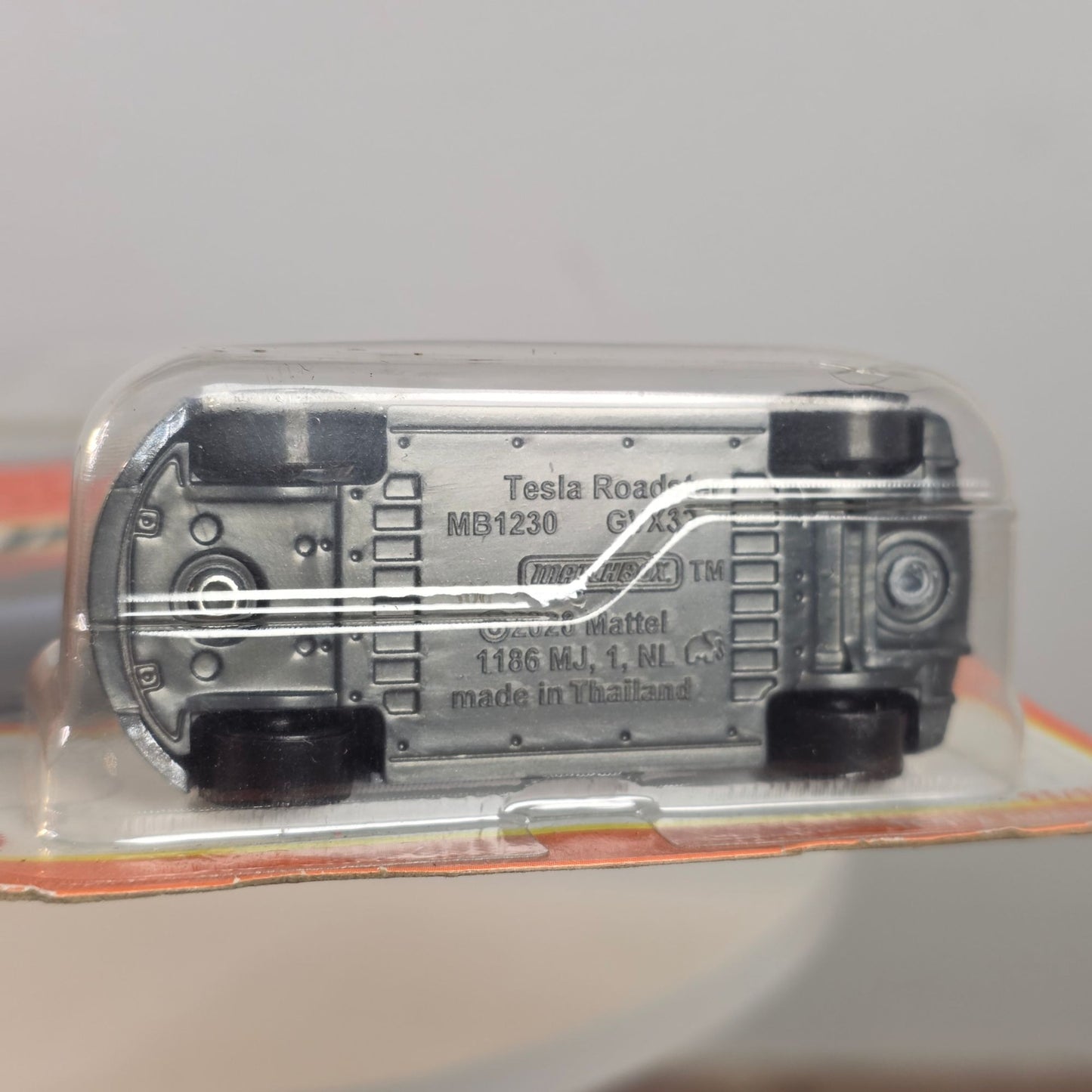 Matchbox Tesla Roadster Die-Cast Car 91/100 Limited Edition Silver 70th Anniversary Collectible New In Package