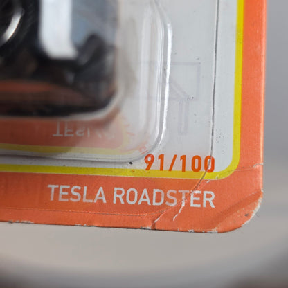 Matchbox Tesla Roadster Die-Cast Car 91/100 Limited Edition Silver 70th Anniversary Collectible New In Package