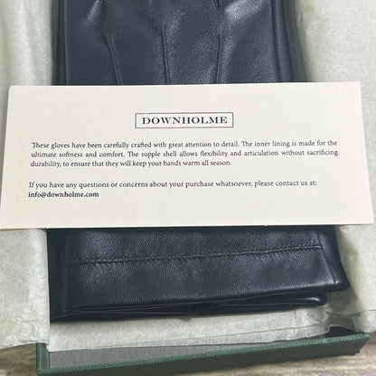 Downholme Classic Leather Cashmere Lined Gloves for Men