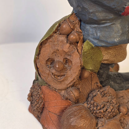 Tom Clark "Twinkle" Clown Hobo Gnome Figurine Signed Cairn Handcrafted Sculpture Collectible Art Piece