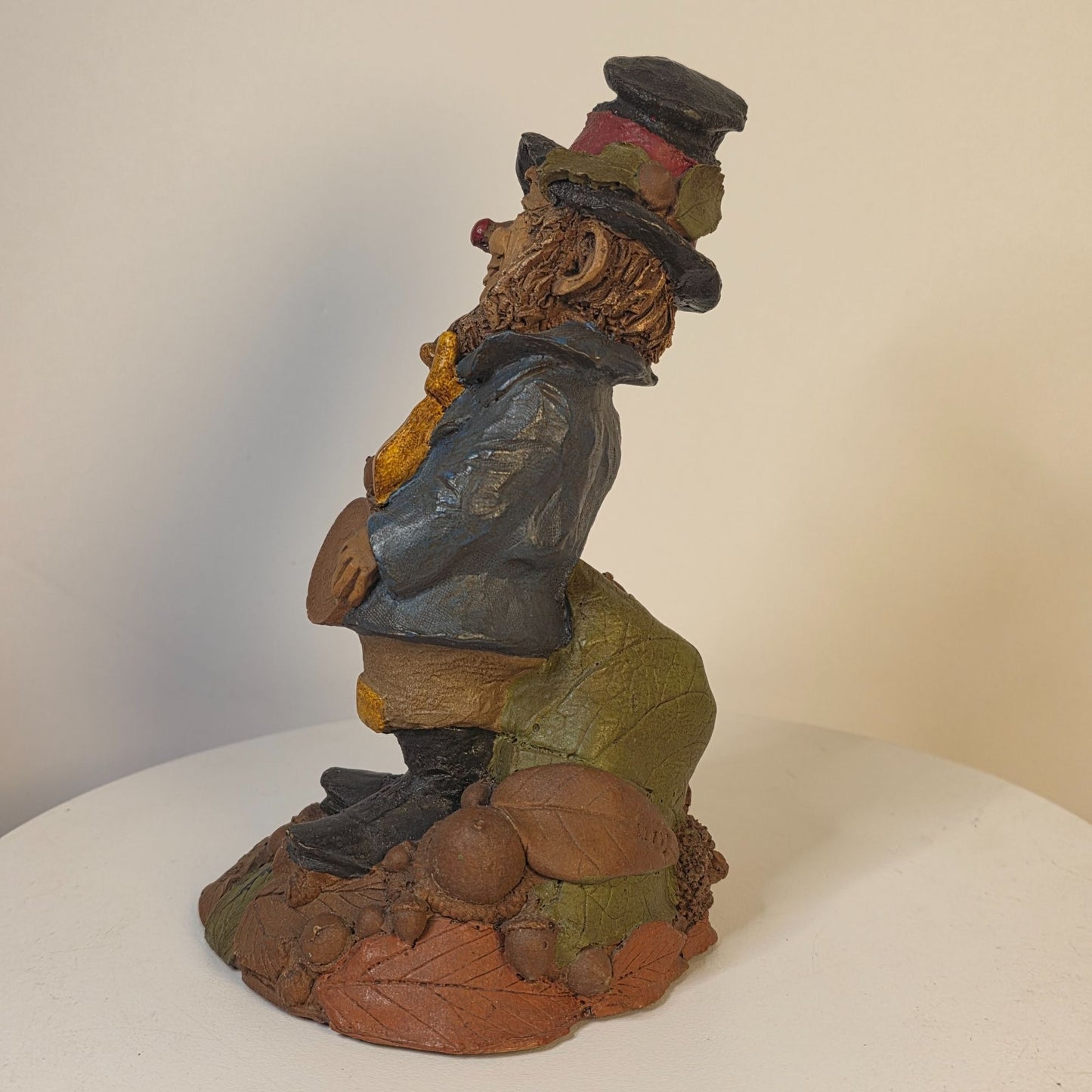 Tom Clark "Twinkle" Clown Hobo Gnome Figurine Signed Cairn Handcrafted Sculpture Collectible Art Piece