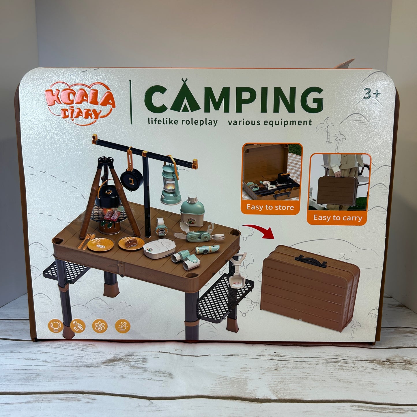 Koala Diary Lifelike Role Play Camping Equipment For Kids