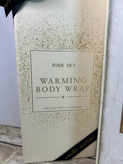 Pink Sky Luxe Faux Fur Warming + Cooling Body Wrap