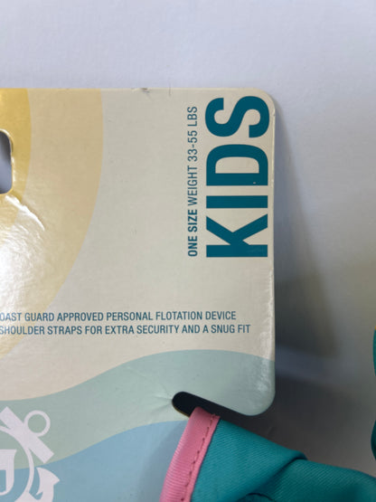 NWT New Kids Speedo Splash Jammer Good Vibes 33-55lbs PFD