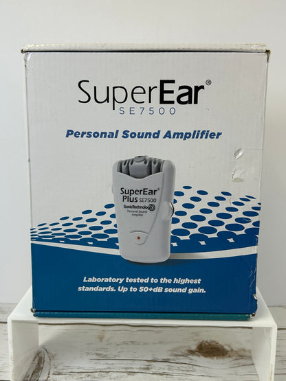 SuperEar Personal Sound Amplifier, Pocket Sound Amplifier, Headphones Plus SE7500