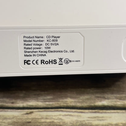 Gueray Portable Bluetooth Music Player CD Player FM Radio Model KC-806 ONLY BLACK ONE LEFT!!!