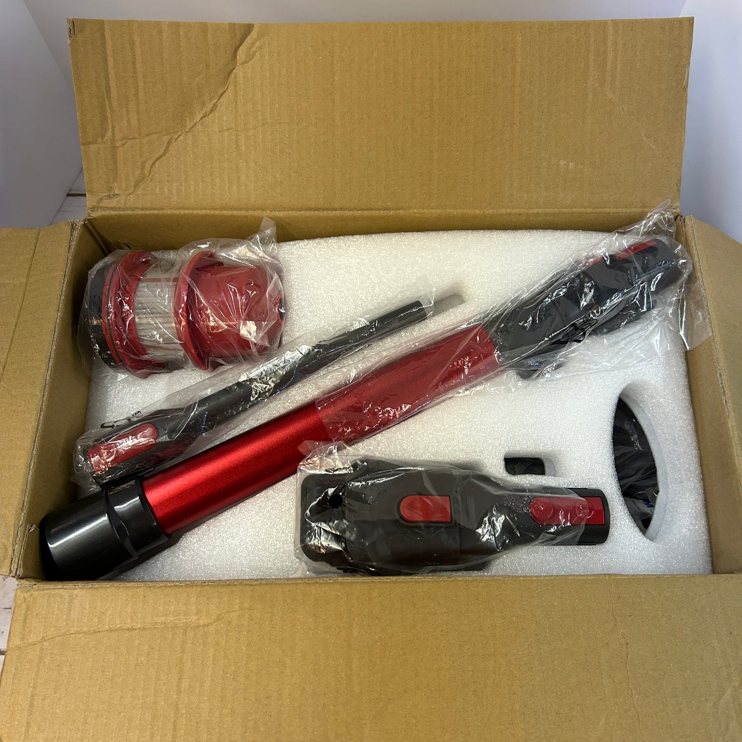 NIOB New CHEBIO A16 Cordless Stick Vacuum Red