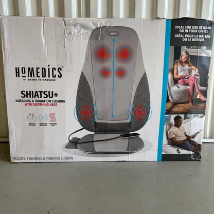 HoMEDICS Shiatsu Kneading & Vibration Cushion w/Heat Massager
