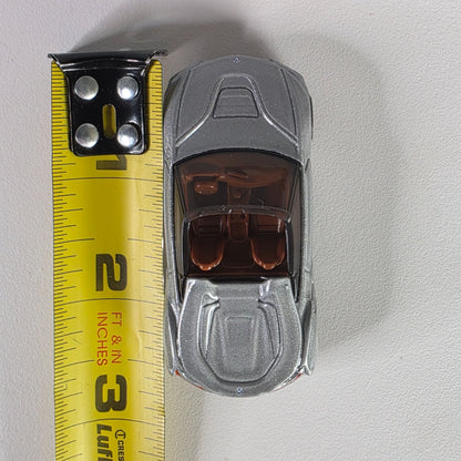 Hot Wheels 2015 BMW i8 Roadster Convertible Silver Die-Cast Car