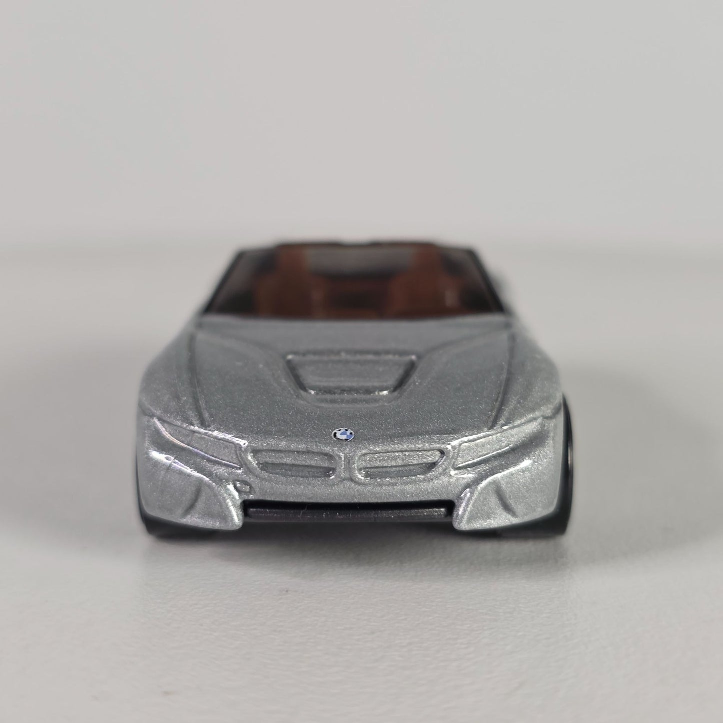 Hot Wheels 2015 BMW i8 Roadster Convertible Silver Die-Cast Car