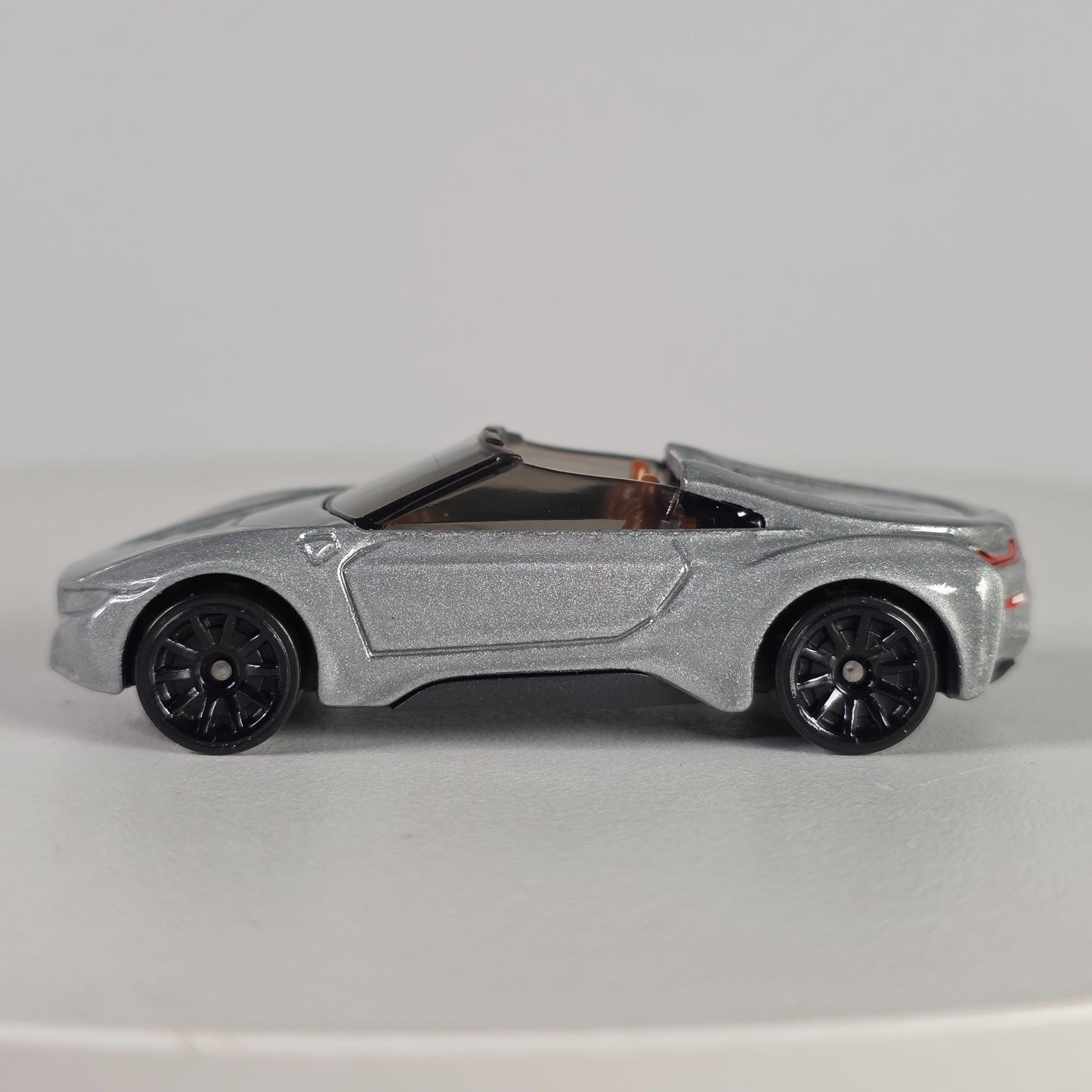 Hot Wheels 2015 BMW i8 Roadster Convertible Silver Die-Cast Car