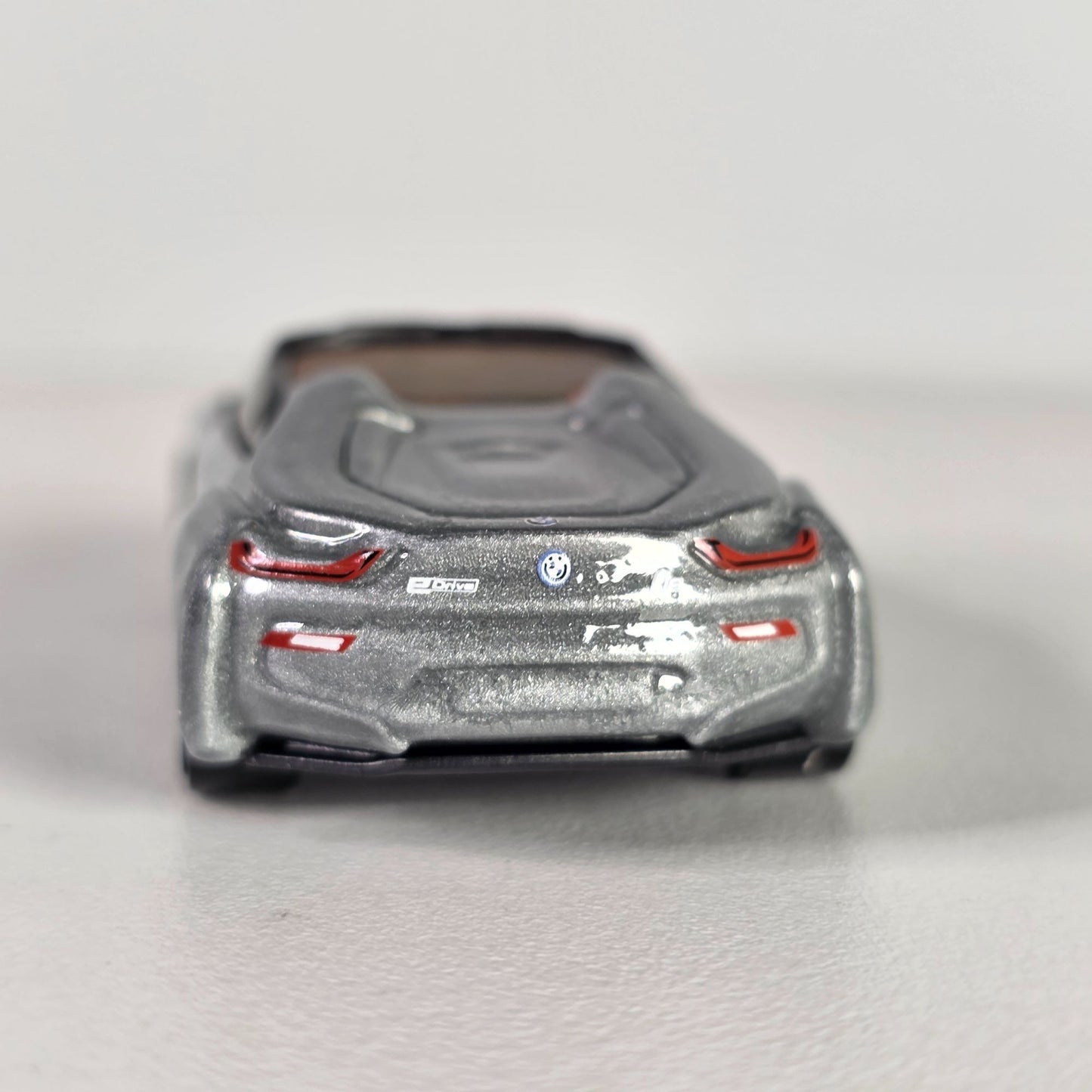 Hot Wheels 2015 BMW i8 Roadster Convertible Silver Die-Cast Car
