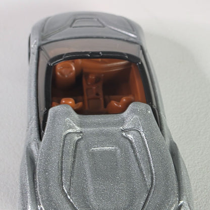 Hot Wheels 2015 BMW i8 Roadster Convertible Silver Die-Cast Car