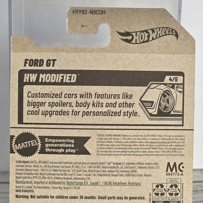 Hot Wheels Ford GT Die-Cast Car Model 1:64 Scale Borla Livery Limited Edition