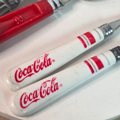 Vintage Coca-Cola & Gibson Stainless Steel Silverware Set