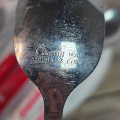 Vintage Coca-Cola & Gibson Stainless Steel Silverware Set