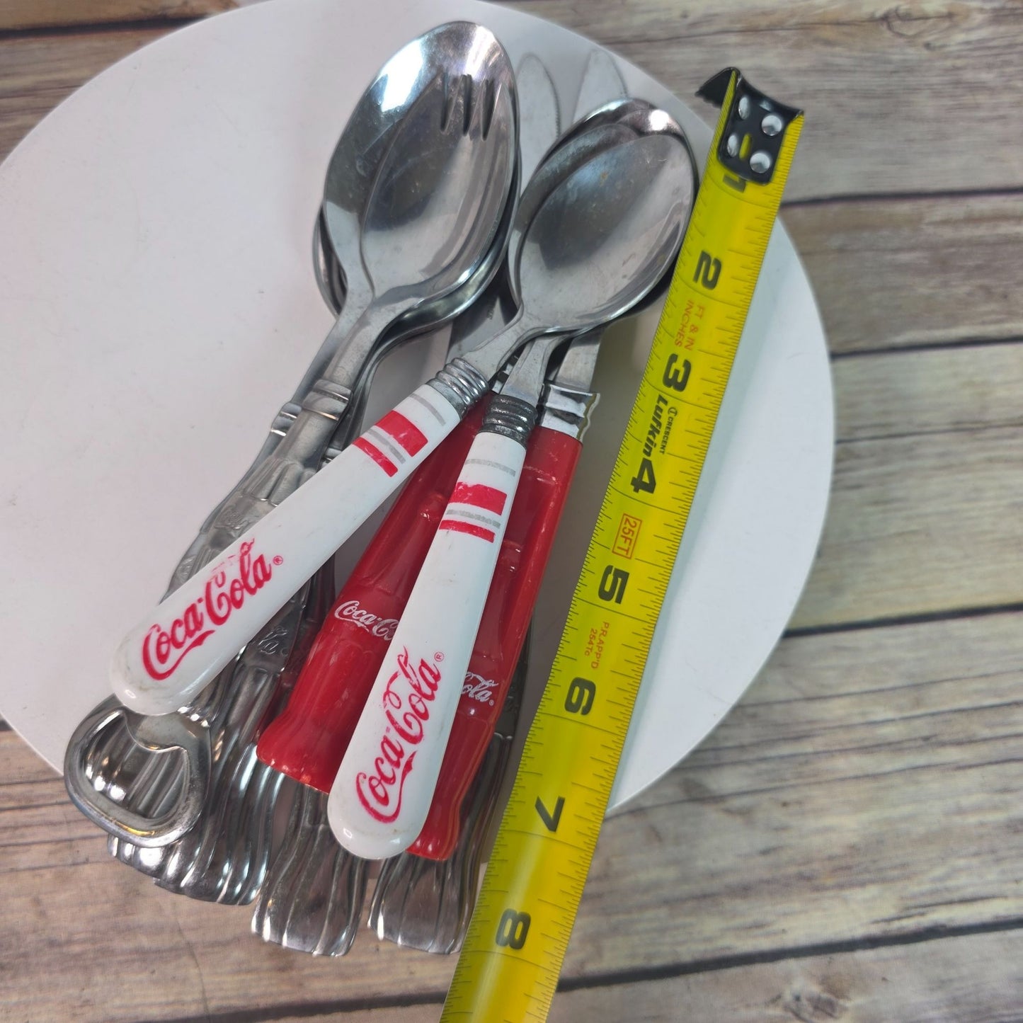 Vintage Coca-Cola & Gibson Stainless Steel Silverware Set