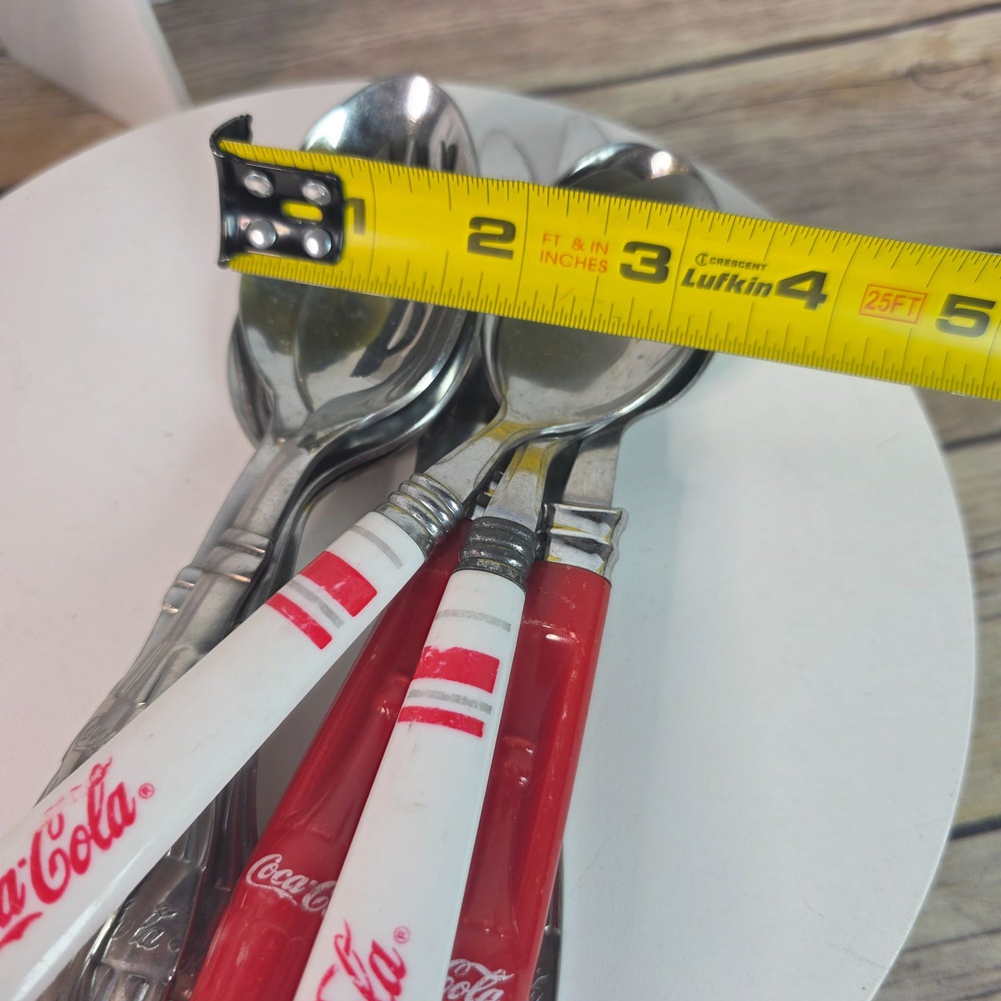 Vintage Coca-Cola & Gibson Stainless Steel Silverware Set