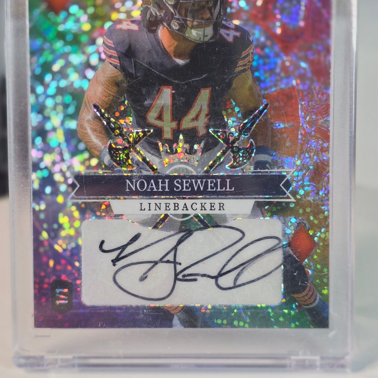 2023 Wild Card Noah Sewell 1/1 Rainbow Gold On-Card Auto Rookie RC