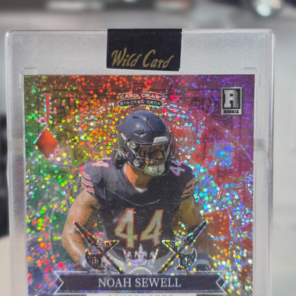 2023 Wild Card Noah Sewell 1/1 Rainbow Gold On-Card Auto Rookie RC