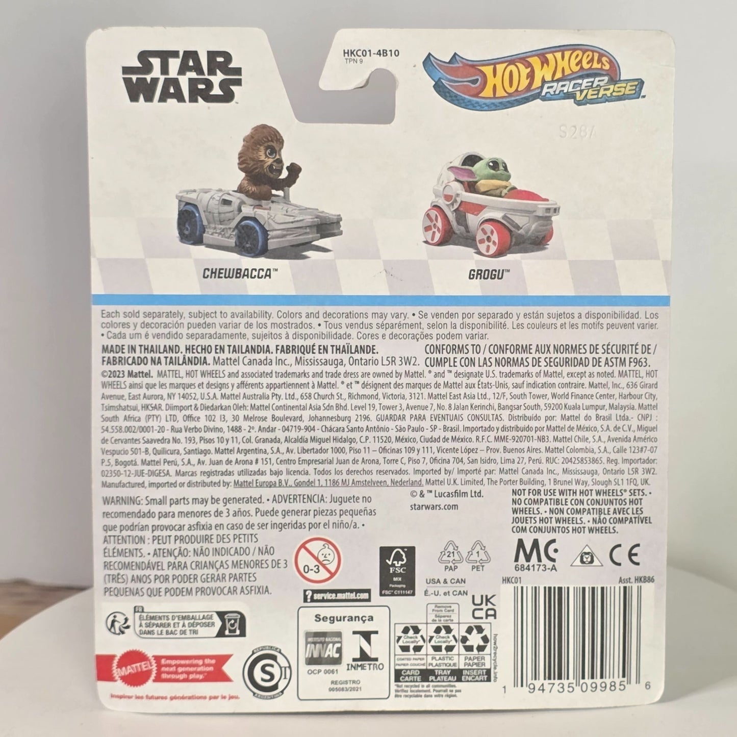 Star Wars Hot Wheels RacerVerse Chewbacca Die-Cast Car