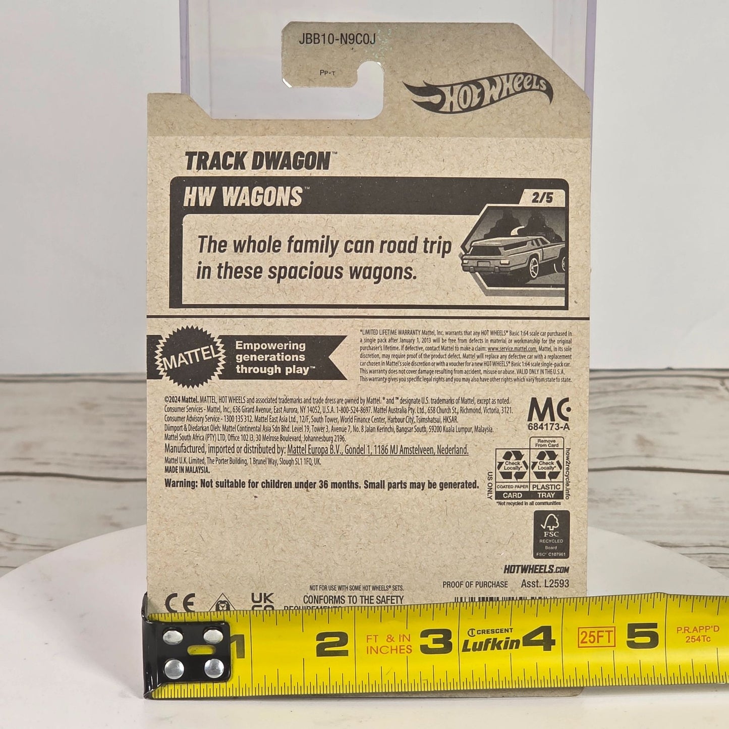 Hot Wheels Track Dwagon 184/250 Diecast Car White W/ Colorful Graphics 2023 Model