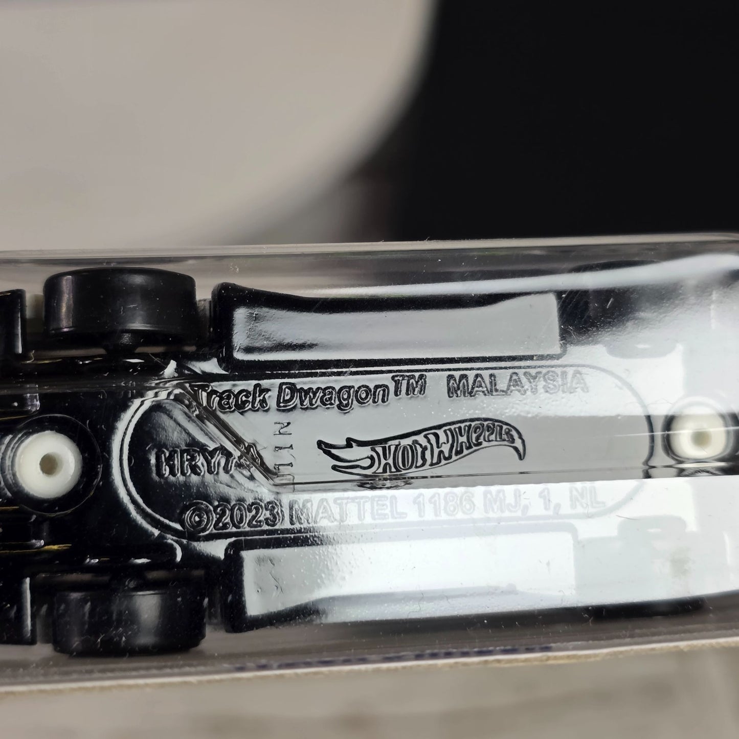 Hot Wheels Track Dwagon 184/250 Diecast Car White W/ Colorful Graphics 2023 Model