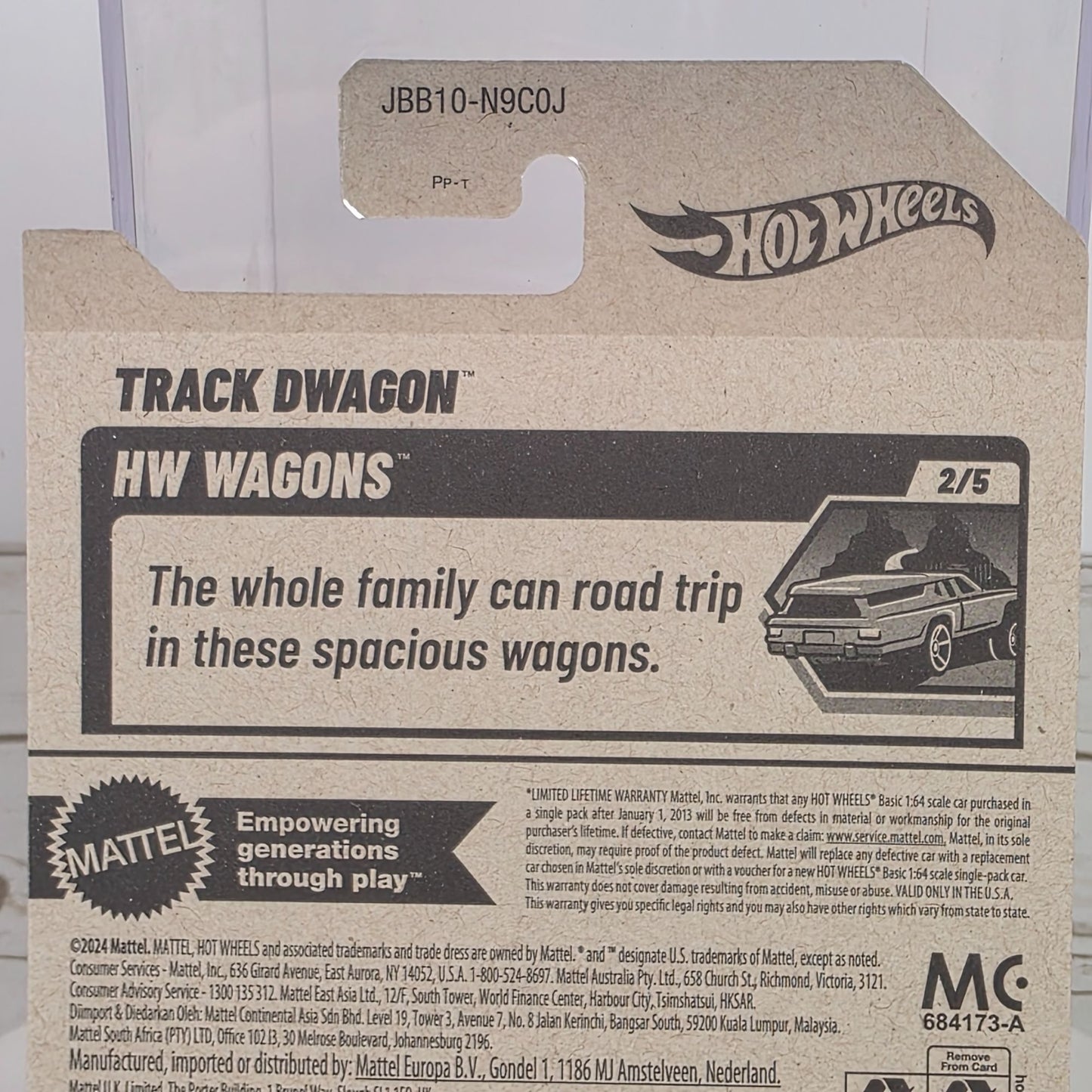 Hot Wheels Track Dwagon 184/250 Diecast Car White W/ Colorful Graphics 2023 Model