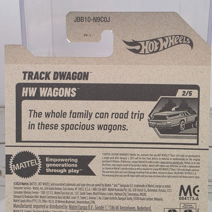 Hot Wheels Track Dwagon 184/250 Diecast Car White W/ Colorful Graphics 2023 Model