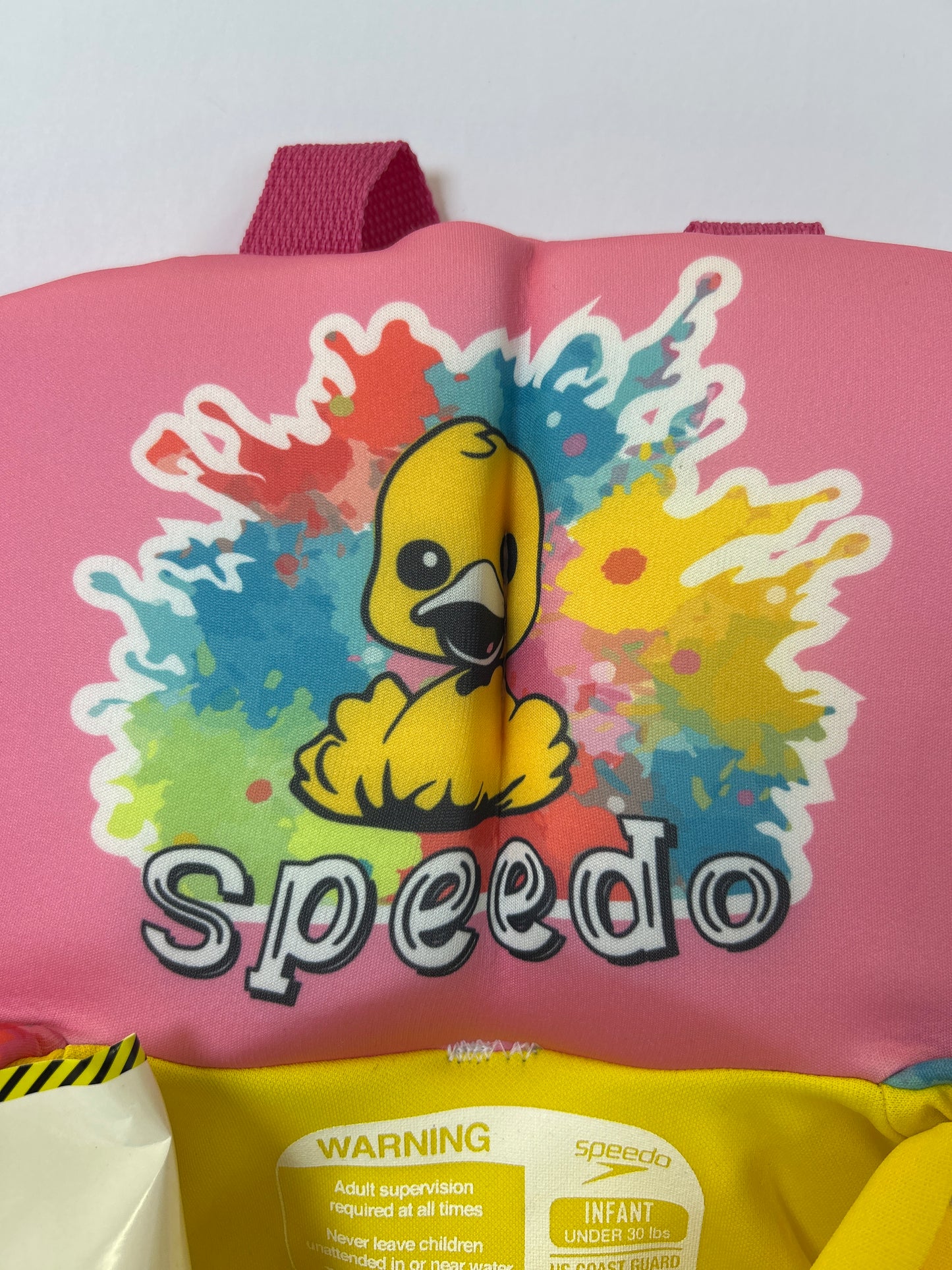 Speedo Infant PFD Life Jacket Vest - Ducky Spots - up to 30lbs