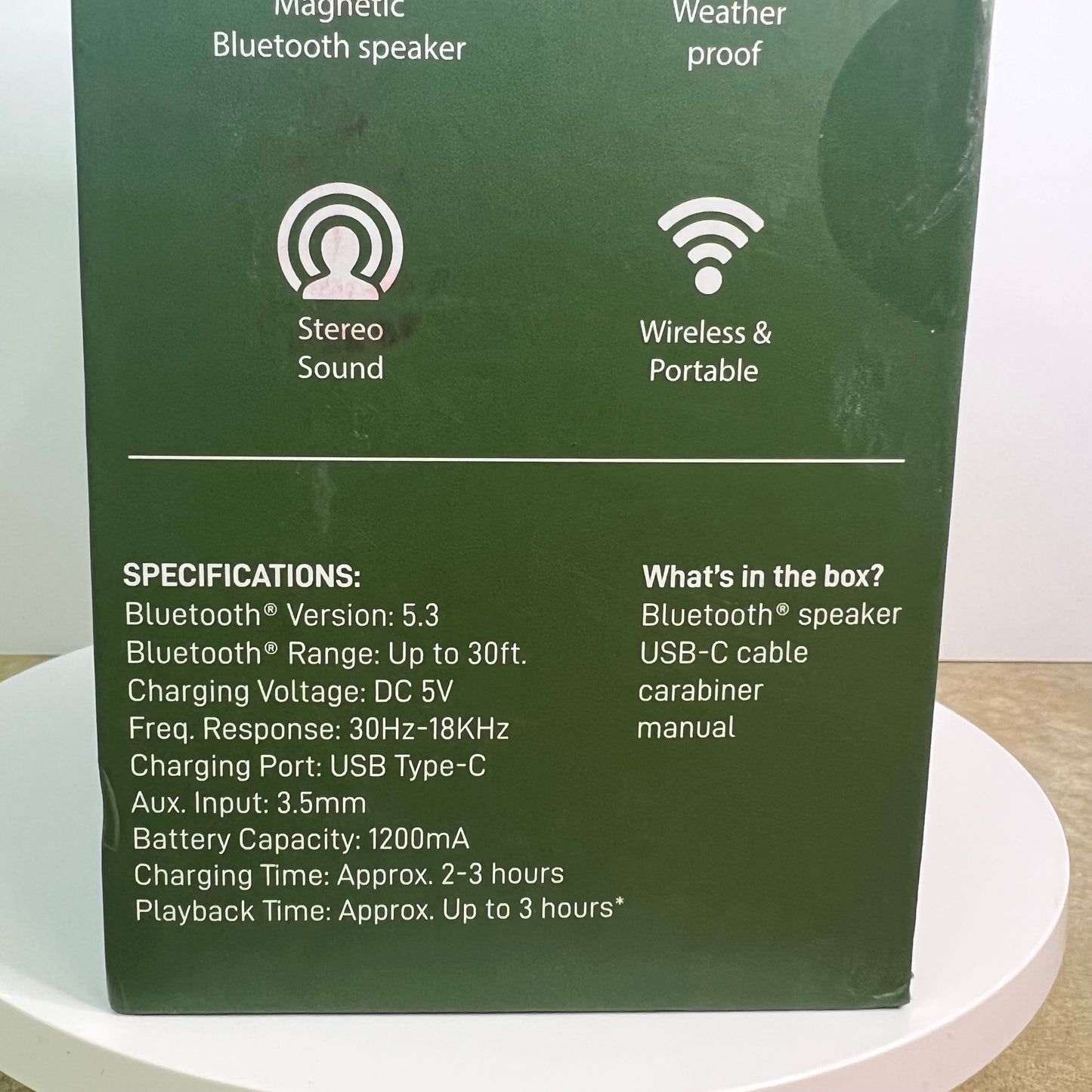 New MERCURY Swing ‘N Sound Magnetic Bluetooth Speaker