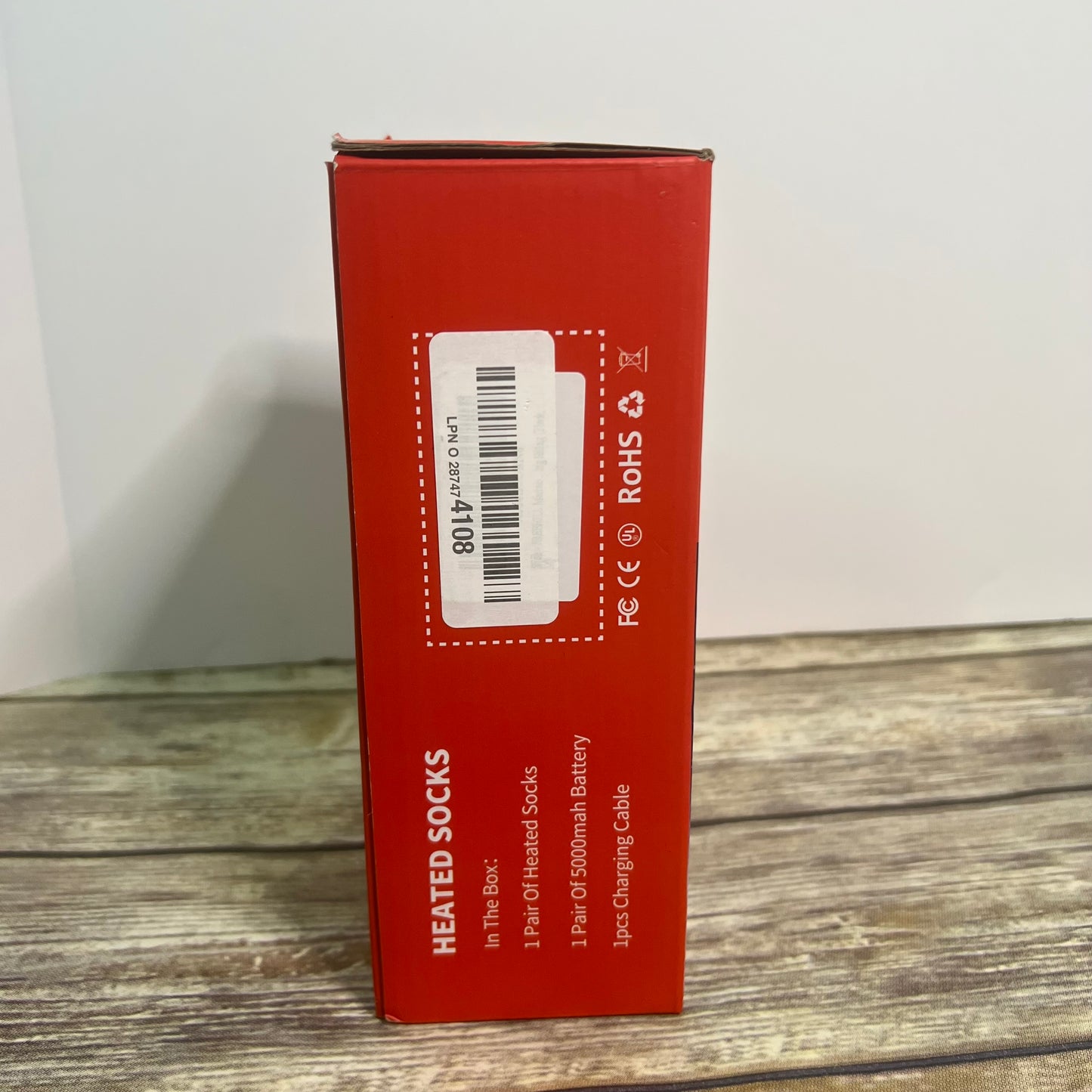 New FREEHILL Heated Socks Warm Merino Wool S/M Black