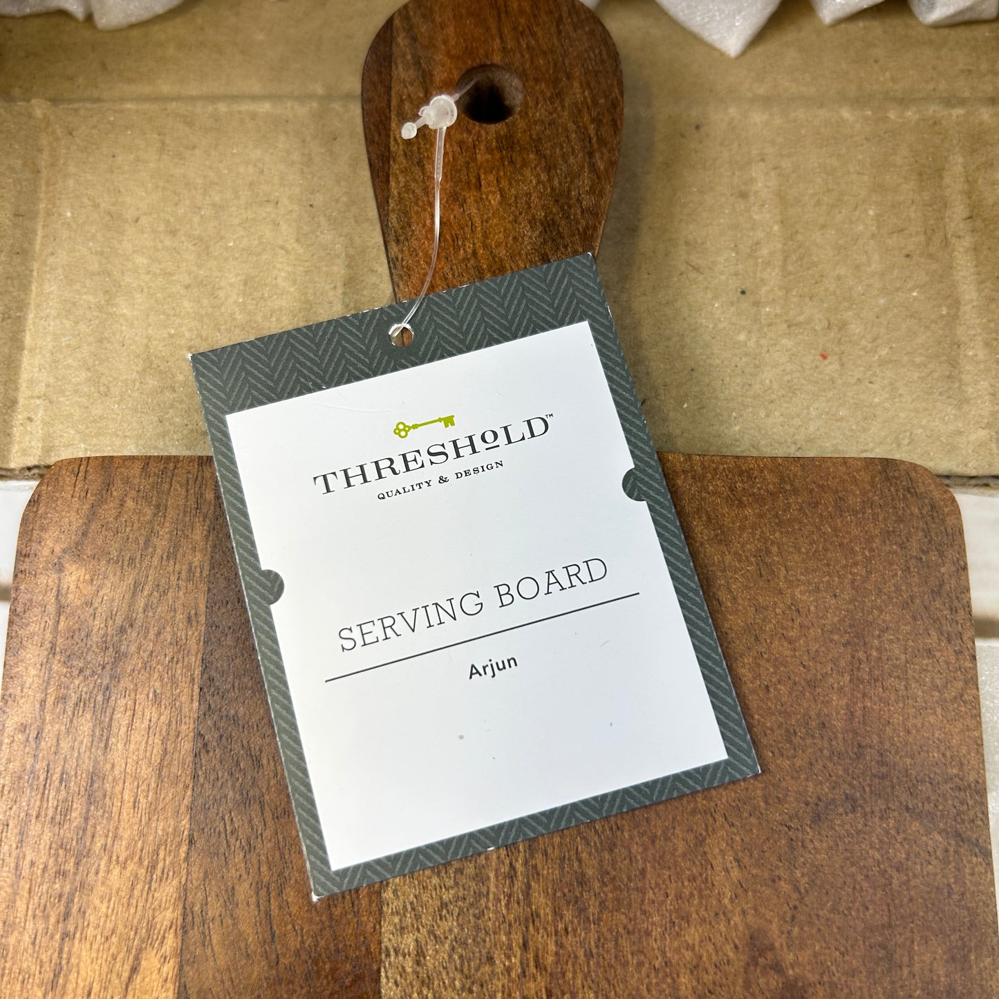 Lot Of 12 Threshold Serving/Cutting Board Arjun Dark Brown 10”X5” NWT