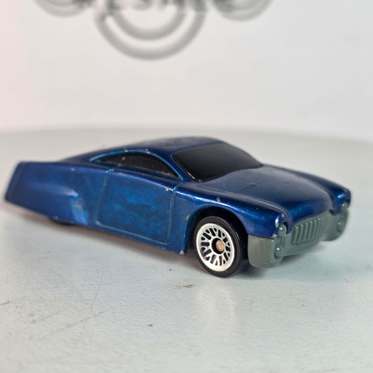 Vintage 1999 Hot Wheels Blue Diecast Led Sled McDonalds Corp Car Made In China