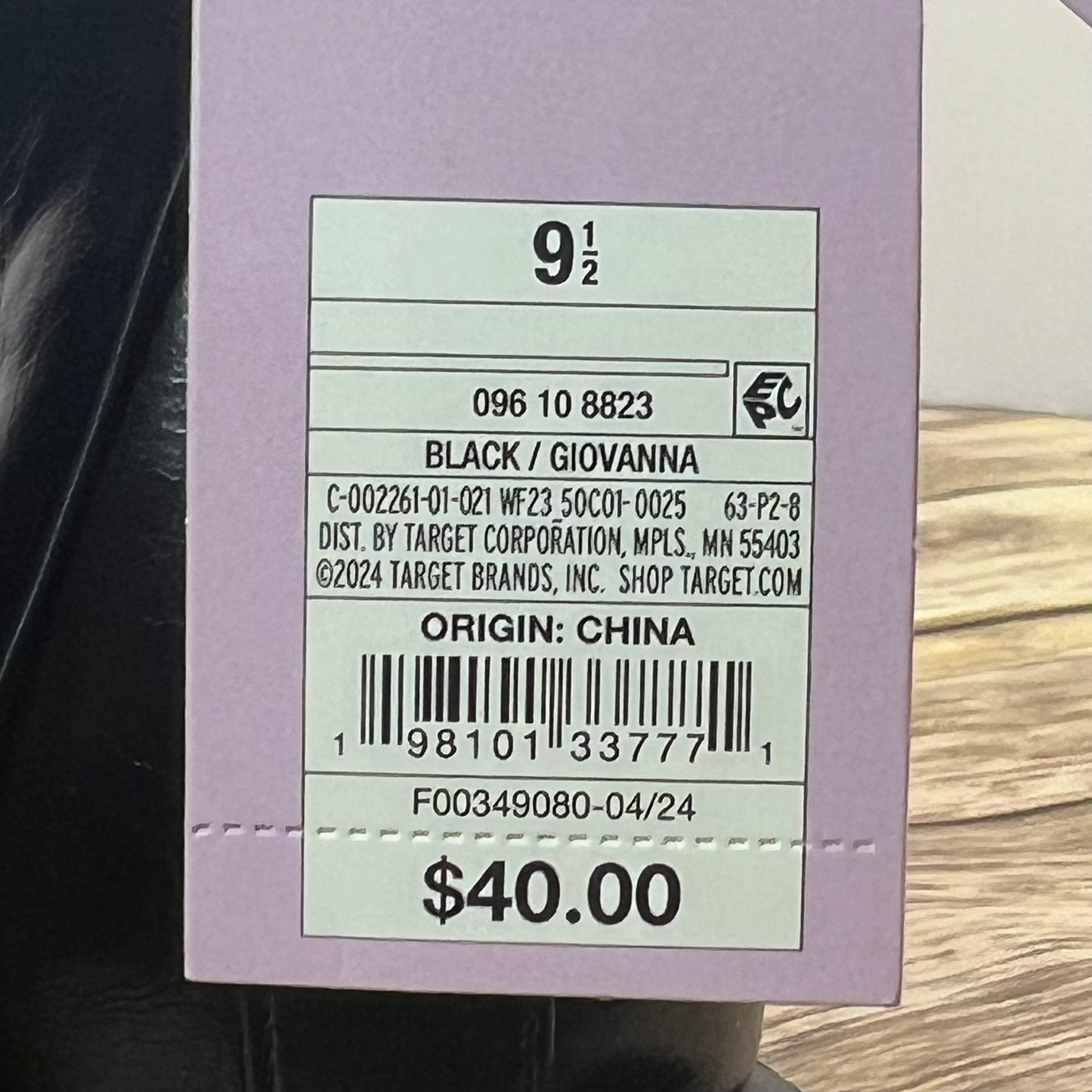 New NIB Women’s Wild Fable Giovanna Boots +Memory Foam Size 9.5 Black