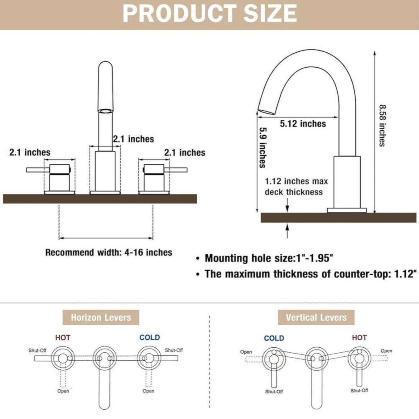 8 In. Widespread 2-Handle Low Arc Bathroom Faucet With Pop Drain In Matte Black
