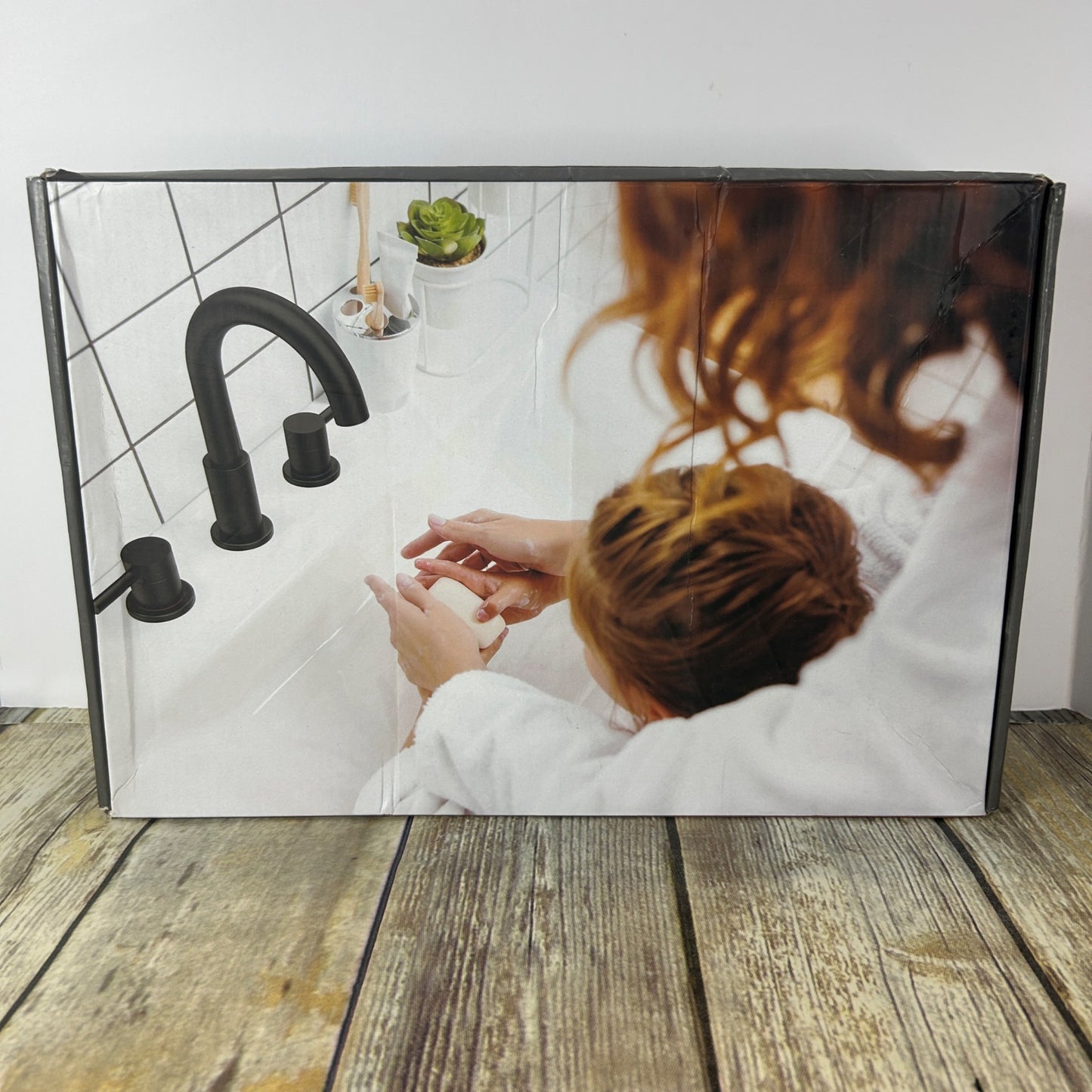 8 In. Widespread 2-Handle Low Arc Bathroom Faucet With Pop Drain In Matte Black