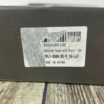 8 In. Widespread 2-Handle Low Arc Bathroom Faucet With Pop Drain In Matte Black