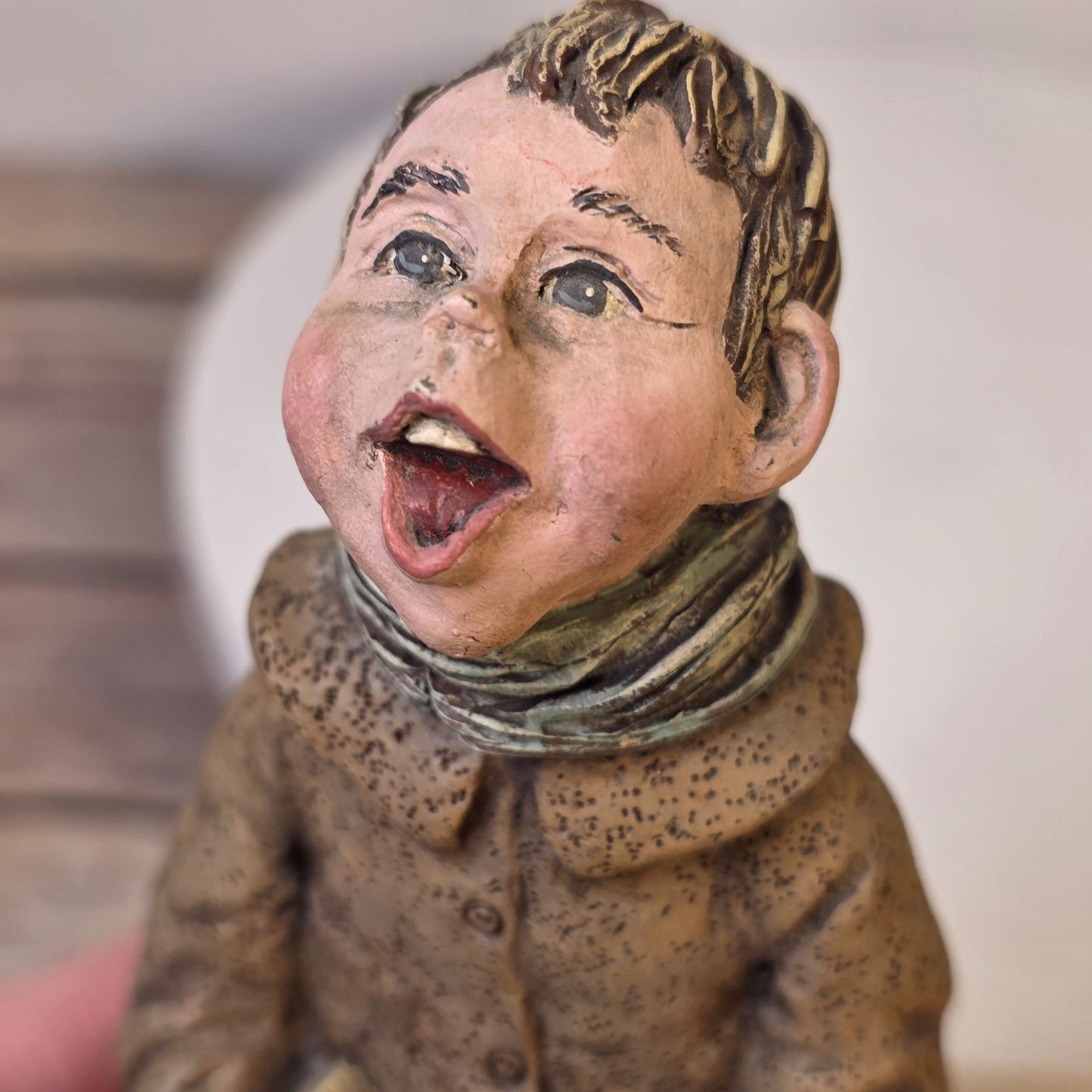 Vintage Resin Sarahs Attic Figurine "Bud" Limited Edition #262/1992 USA