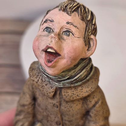 Vintage Resin Sarahs Attic Figurine "Bud" Limited Edition #262/1992 USA